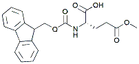 Molecular structure of the compound: Fmoc-Glu(OMe)-OH
