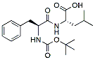 Molecular structure of the compound: Boc-phe-leu-OH
