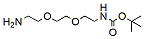 Molecular structure of the compound: t-Boc-N-amido-PEG2-amine