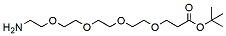 Molecular structure of the compound: Amino-PEG4-t-butyl ester