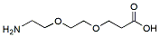 Molecular structure of the compound: Amino-PEG2-acid