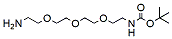 Molecular structure of the compound: t-Boc-N-Amido-PEG3-amine