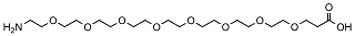 Molecular structure of the compound: Amino-PEG8-acid