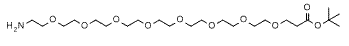 Molecular structure of the compound: Amino-PEG8-t-butyl ester