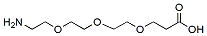 Molecular structure of the compound: Amino-PEG3-acid