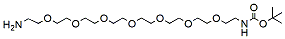 Molecular structure of the compound: t-boc-N-amido-PEG7-amine