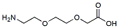 Molecular structure of the compound: Amino-PEG2-CH2CO2H