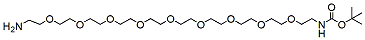 Molecular structure of the compound: t-Boc-N-amido-PEG9-amine