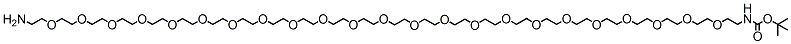 Molecular structure of the compound: t-Boc-N-amido-PEG23-amine