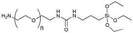 Molecular structure of the compound: Silane-PEG-amine, MW 2,000