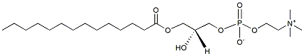 Molecular structure of the compound: 14:0 Lyso PC