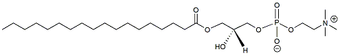 Molecular structure of the compound: 18:0 Lyso PC
