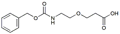 Molecular structure of the compound: 3-[2-(Cbz-amino)ethoxy]propanoic acid