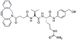 Molecular structure of the compound BP-41135