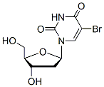 Molecular structure of the compound: 5-Bromo-2-deoxyuridine
