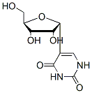 Molecular structure of the compound: Alpha-Pseudouridine