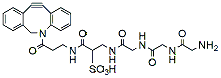 Molecular structure of the compound: DBCO-Gly-Gly-Gly