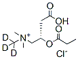 Molecular structure of the compound: Propionyl-L-carnitine-D3 (chloride)