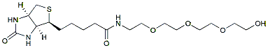 Molecular structure of the compound: Biotin-PEG4-alcohol