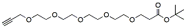 Molecular structure of the compound: Propargyl-PEG5-t-butyl ester