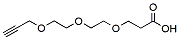 Molecular structure of the compound: Propargyl-PEG3-acid