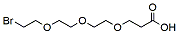 Molecular structure of the compound: Bromo-PEG3-acid