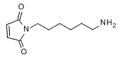 Molecular structure of the compound: Mal-C6-amine TFA salt