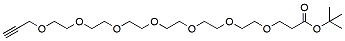 Molecular structure of the compound: Propargyl-PEG7-t-butyl ester