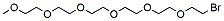 Molecular structure of the compound: m-PEG6-bromide