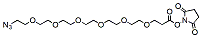 Molecular structure of the compound: Azido-PEG6-NHS ester