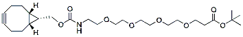 Molecular structure of the compound: endo-BCN-PEG4-t-butyl ester