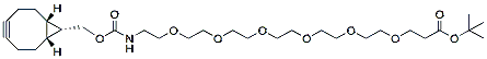 Molecular structure of the compound: endo-BCN-PEG6-t-butyl ester