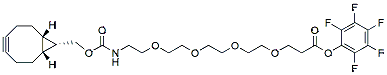 Molecular structure of the compound: endo-BCN-PEG4-PFP ester