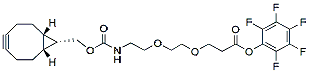 Molecular structure of the compound: endo-BCN-PEG2-PFP ester