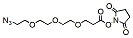 Molecular structure of the compound: Azido-PEG3-NHS ester