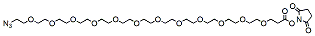 Molecular structure of the compound: Azido-PEG12-NHS ester