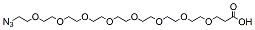 Molecular structure of the compound: Azido-PEG8-acid