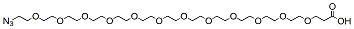 Molecular structure of the compound: Azido-PEG12-acid