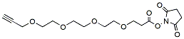 Molecular structure of the compound: Propargyl-PEG4-NHS ester