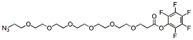 Molecular structure of the compound: Azido-PEG6-PFP ester