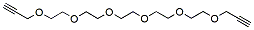 Molecular structure of the compound: Bis-propargyl-PEG6