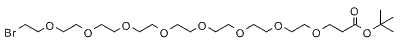 Molecular structure of the compound: Bromo-PEG8-t-butyl ester