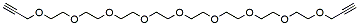 Molecular structure of the compound: Bis-propargyl-PEG9