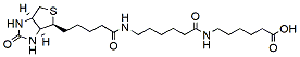 Molecular structure of the compound: Biotin-LC-LC