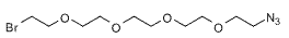 Molecular structure of the compound: Bromo-PEG4-azide