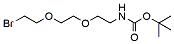 Molecular structure of the compound: N-Boc-PEG2-bromide