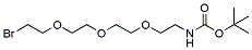 Molecular structure of the compound: N-Boc-PEG3-bromide