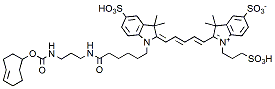 Molecular structure of the compound: Sulfo-Cy5-TCO