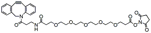 Molecular structure of the compound: DBCO-NHCO-PEG5-NHS ester