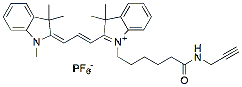 Molecular structure of the compound: Cy3 alkyne